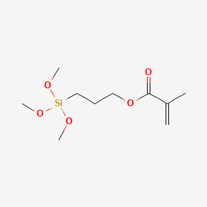 molecular formula C10H20O5Si B1213057 3-(Trimethoxysilyl)propyl methacrylate CAS No. 2530-85-0