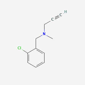 Benzylamine, o-chloro-N-methyl-N-2-propynyl-