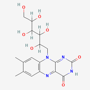 molecular formula C18H22N4O7 B1213064 Galactoflavine CAS No. 33210-88-7