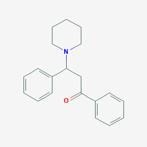 Propiophenone, 3-phenyl-3-piperidino-