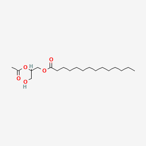 molecular formula C19H36O5 B1213084 1-O-Myristoyl-2-acetyl-glycerol CAS No. 92758-88-8