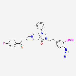 molecular formula C31H32FIN6O2 B1213087 I-N3-Naps CAS No. 95754-28-2