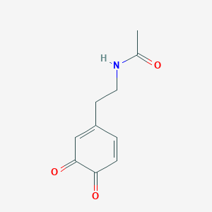 molecular formula C10H11NO3 B1213096 N-Acetyldopamine quinone CAS No. 65717-99-9