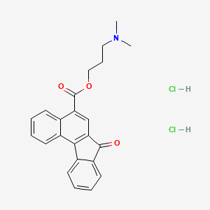 5-3-(Dimethylamino)propoxycarbonyl-7-oxo-7H-benzo(c)fluorene dihydrochloride