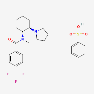 alpha,alpha,alpha Trifluoro-N-methyl-N-(2-pyrrolidinylcyclohexyl)-4-toluamide