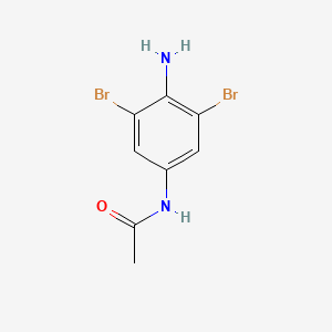 molecular formula C8H8Br2N2O B1213121 N-(4-amino-3,5-dibromophenyl)acetamide CAS No. 84483-30-7