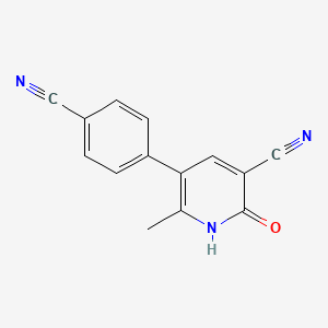 5-(4-Cyanophenyl)-2-hydroxy-6-methyl-nicotinonitrile