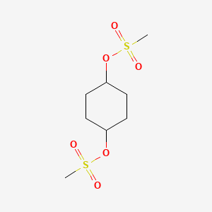 molecular formula C8H16O6S2 B1213128 Cyclohexane-1,4-diol dimethanesulfonate CAS No. 37393-54-7