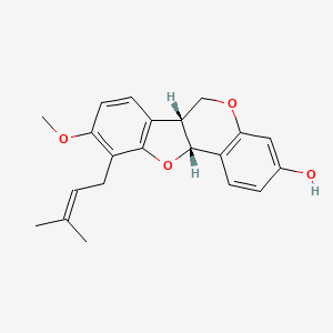 molecular formula C21H22O4 B1213144 Sandwicensin 