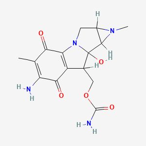 molecular formula C15H18N4O5 B1213147 Mitomycin D CAS No. 79026-43-0