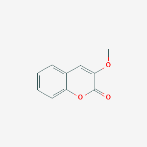 molecular formula C10H8O3 B1213149 3-Methoxychromen-2-one CAS No. 112117-57-4
