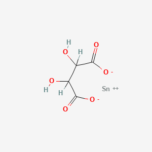 molecular formula C4H4O6Sn B1213152 Tin(II) tartrate hydrate CAS No. 815-85-0