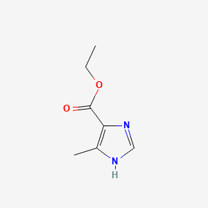 molecular formula C7H10N2O2 B1213157 Ethyl 5-methyl-1H-imidazole-4-carboxylate CAS No. 51605-32-4