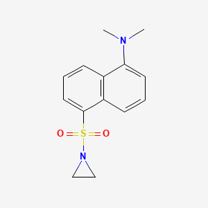 molecular formula C14H16N2O2S B1213162 Dansylaziridine CAS No. 51908-46-4