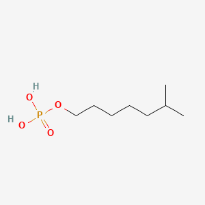 molecular formula C8H19O4P B1213166 Phosphoric acid, isooctyl ester CAS No. 26403-12-3
