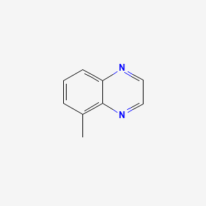 molecular formula C9H8N2 B1213170 5-Methylquinoxaline CAS No. 13708-12-8