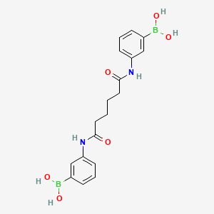 N,N'-Bis(3-(dihydroxylborylbenzene))adipamide