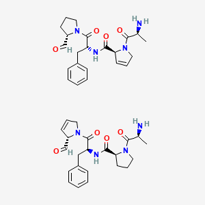 B1213179 Cyclo(alanyl-prolyl-phenylalanyl-proline) CAS No. 84107-30-2