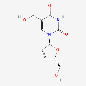 molecular formula C10H12N2O5 B1213181 5-Hydroxy-d4T CAS No. 158532-72-0
