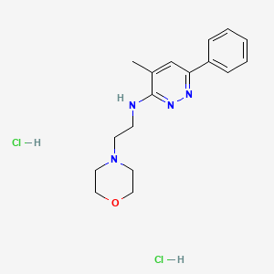 molecular formula C17H24Cl2N4O B1213187 Minaprine Hydrochloride CAS No. 25953-17-7