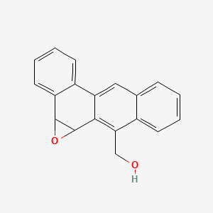 molecular formula C19H14O2 B1213190 7-Hydroxymethylbenzanthracene 5,6-oxide CAS No. 38554-81-3