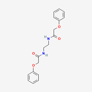 molecular formula C18H20N2O4 B12131935 Acetamide, N,N'-1,2-ethanediylbis[2-phenoxy- CAS No. 89806-94-0