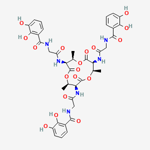 molecular formula C39H42N6O18 B1213197 Bacillibactin CAS No. 95536-04-2