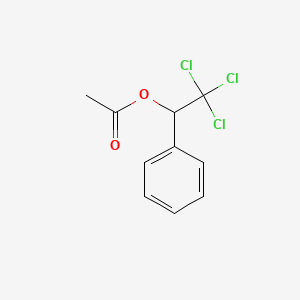 molecular formula C10H9Cl3O2 B1213204 Rosacetol CAS No. 90-17-5
