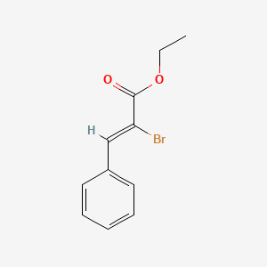 molecular formula C11H11BrO2 B12132041 ethyl (Z)-2-bromo-3-phenylprop-2-enoate 