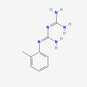 molecular formula C9H13N5 B1213205 1-(o-Tolyl)biguanide CAS No. 93-69-6