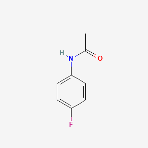 molecular formula C8H8FNO B1213217 4-氟乙酰苯胺 CAS No. 351-83-7