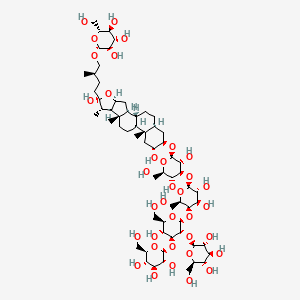 molecular formula C63H106O35 B1213225 Capsicoside A CAS No. 54999-56-3