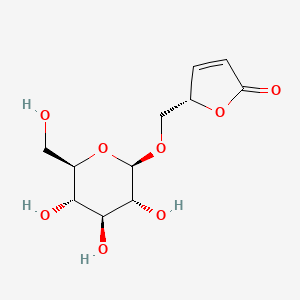 molecular formula C11H16O8 B1213226 毛茛素 CAS No. 644-69-9