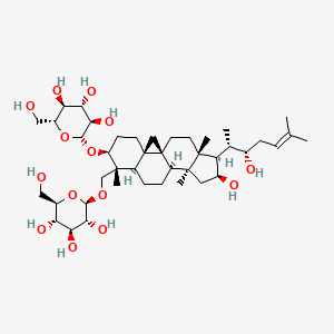 molecular formula C42H70O14 B1213227 Thalicoside A CAS No. 93208-45-8