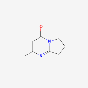 molecular formula C8H10N2O B12132271 2-methyl-7,8-dihydropyrrolo[1,2-a]pyrimidin-4(6H)-one 