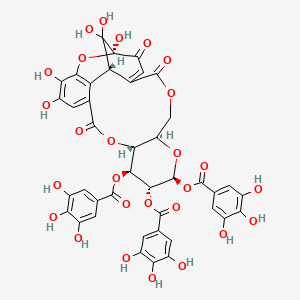 molecular formula C41H30O27 B1213231 Isoterchebin 