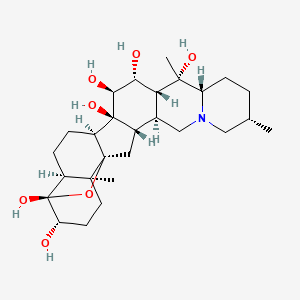 molecular formula C27H43NO7 B1213232 齐格登碱 CAS No. 545-45-9