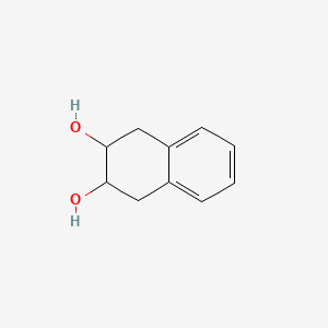 molecular formula C10H12O2 B1213236 1,2,3,4-Tetrahydronaphthalene-2,3-diol CAS No. 41597-55-1