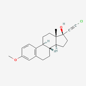 molecular formula C21H25ClO2 B1213237 Bdh-2398 CAS No. 974-76-5