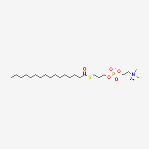 molecular formula C24H50NO5PS B1213248 Thiodeoxylysolecithin CAS No. 60793-02-4