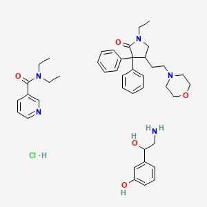 molecular formula C42H56ClN5O5 B1213253 Farmicor CAS No. 77257-32-0