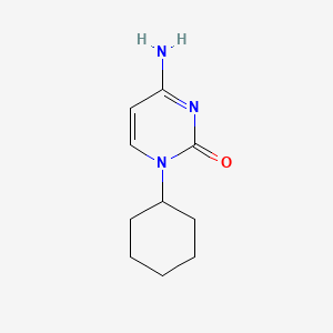 molecular formula C10H15N3O B1213255 1-Cyclohexylcytosine CAS No. 22335-09-7
