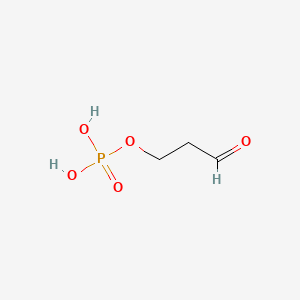 molecular formula C3H7O5P B1213257 2-Deoxyglyceraldehyde 3-phosphate CAS No. 35290-58-5