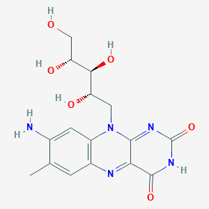 molecular formula C16H19N5O6 B1213258 8-Amino-8-demethylriboflavin CAS No. 5178-05-2