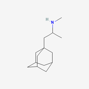 molecular formula C14H25N B1213268 2-Methylamino-1-(adamant-1'-yl)propane CAS No. 56558-34-0