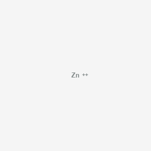 molecular formula Zn+2 B1213270 ZINC ion CAS No. 23713-49-7