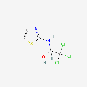 molecular formula C5H5Cl3N2OS B1213274 Khlotazol CAS No. 35317-79-4