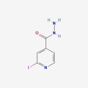molecular formula C6H6IN3O B1213282 2-Iodoisonicotinic acid hydrazide CAS No. 29247-87-8