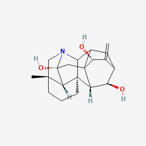 molecular formula C20H27NO3 B1213284 Pseudokobusine CAS No. 27901-01-5