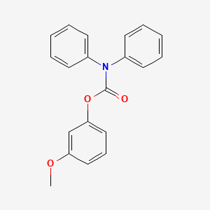 molecular formula C20H17NO3 B12132890 3-methoxyphenyl N,N-diphenylcarbamate 